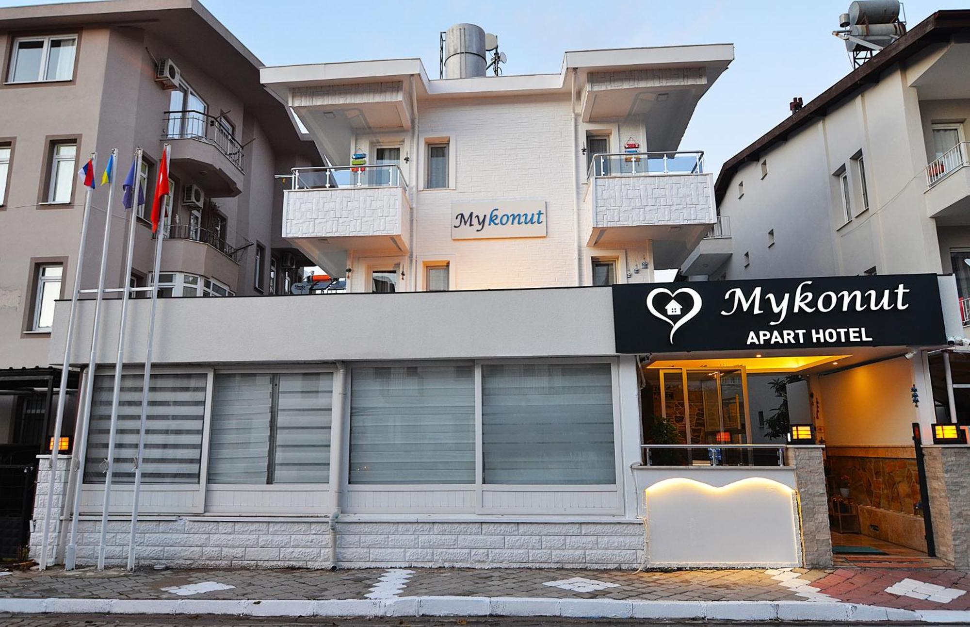 Mykonut Apart Hotel フェティエ エクステリア 写真