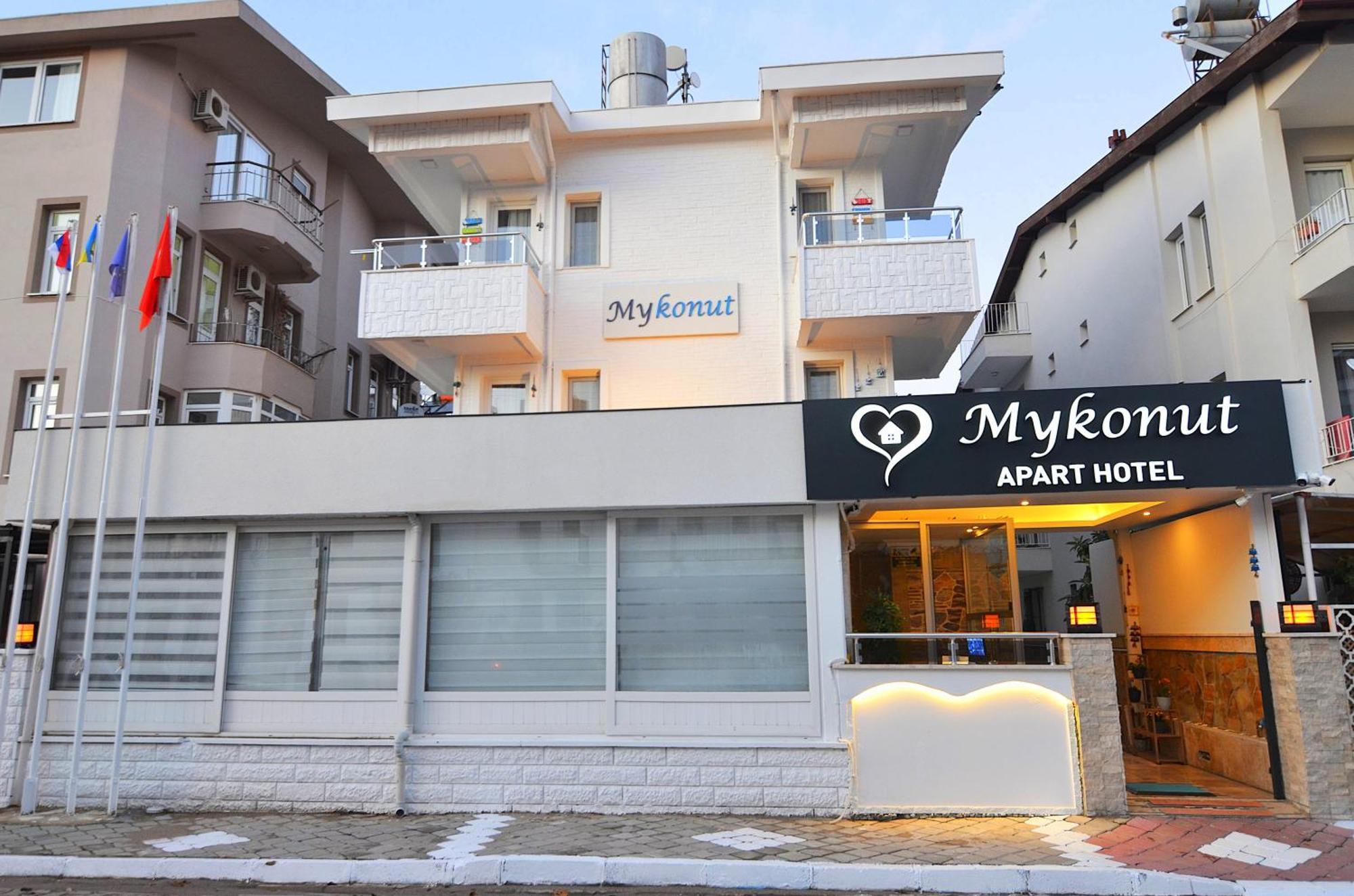 Mykonut Apart Hotel フェティエ エクステリア 写真